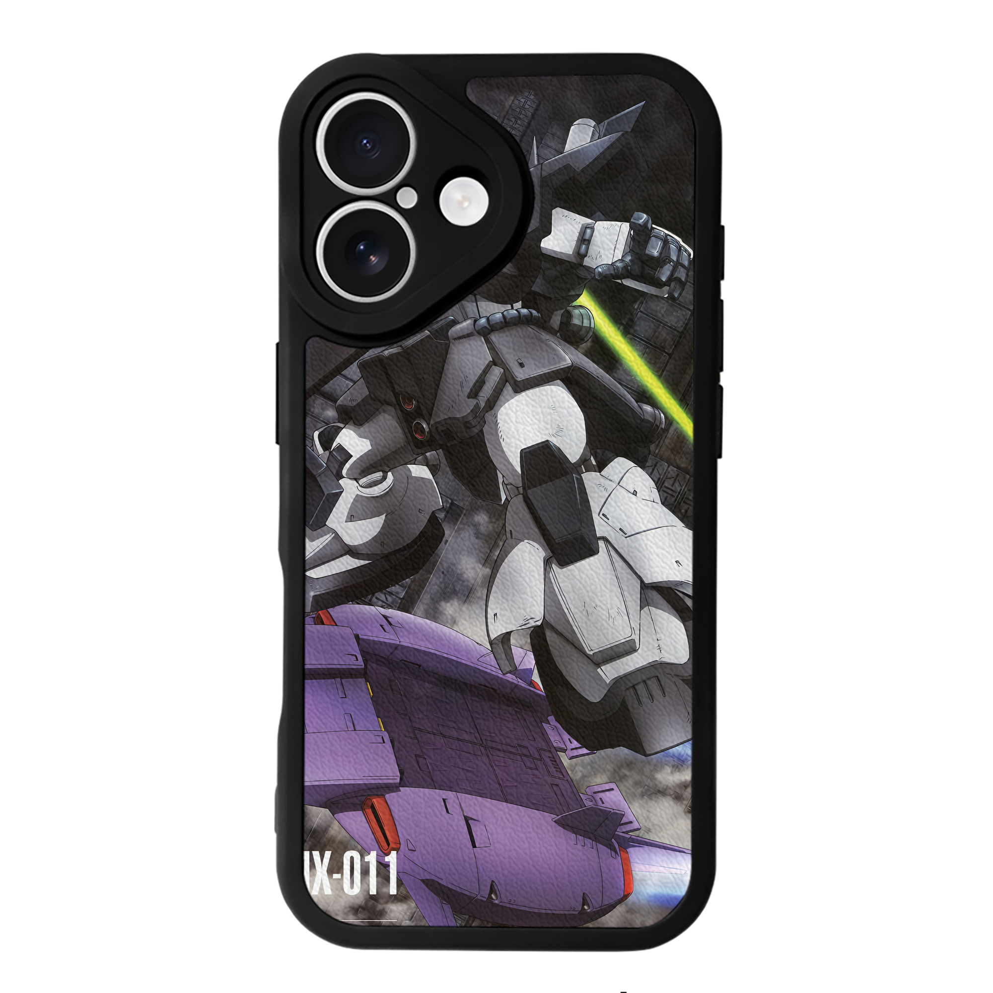 （画像用） 機動戦士ガンダム Mobile Suit Gundam 【iPhone 16シリーズ対応】シリコンスマホケース（レザー調） 材質：シリコン